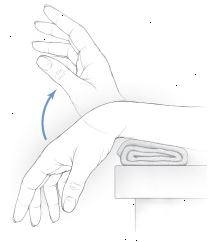 Extensão do punho e flexão